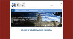 Desktop Screenshot of americandruzefoundation.org