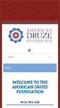 Mobile Screenshot of americandruzefoundation.org